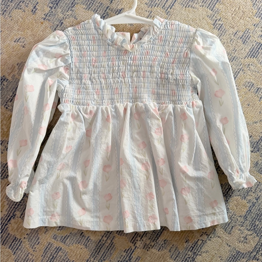 Stitchy Fish smocked top